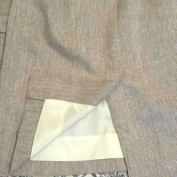Marshall Field's Country Vintage Tan Herringbone Blazer Pencil 2 PC Skirt Set 8 - Picture 13 of 13